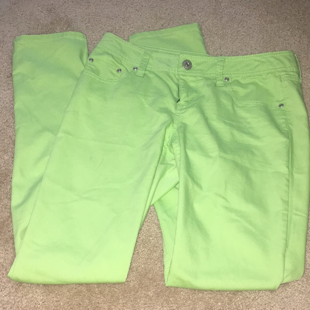 SO Lime Green Jeans